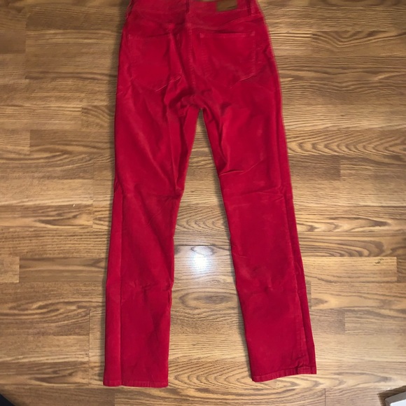 Lands’ End Red Jeans - Picture 2 of 2